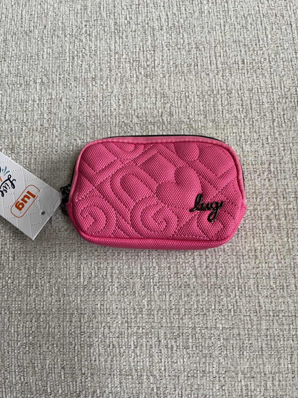 NWT Lug Barrel Matte Luxe Zip Wallet